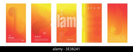 Abstract Neon Gradient Background with Colorful Light Stripes. Backdrop for branding, web, covers, ad banners, presentations, posters, modern digital graphics, creative design. Vector image Stock Vector