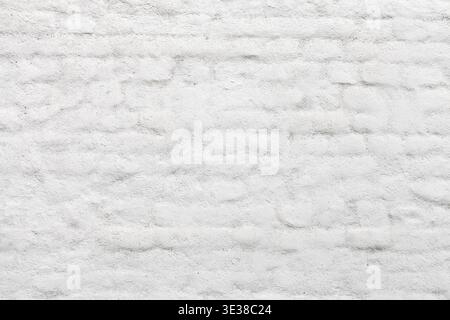 Background from old white painted brick wall Stock Photo