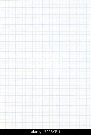 Background from white squared paper page Stock Photo