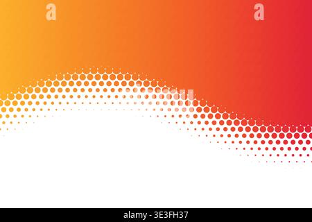 Abstract Dynamic Wavy Halftone Dot Pattern Gradient Background, Mathematical Sine Wave Flowing Dotted Transition Modern Vector Wallpaper, Colorful Geo Stock Vector