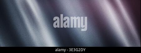 Abstract Metallic Silver Background with Heavy Grain Texture. Dark Grey Noise Gradient Stock Photo