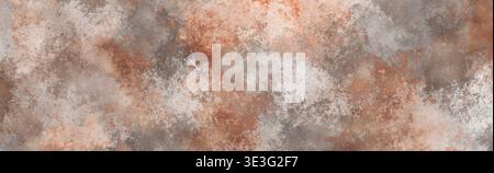 Abstract Beige Rust Grunge Wall Texture Background with Weathered Plaster Stock Photo
