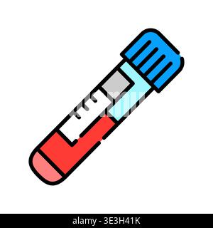 Blood Sample Icon Professional UI Symbol for Clinical Diagnostics ...
