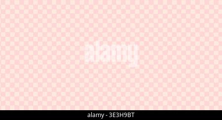 Baby watercolor pattern in pastel pink and cream checkerboard layout, seamless beach style squares with gentle texture for tablecloth decor. Drag to Stock Vector