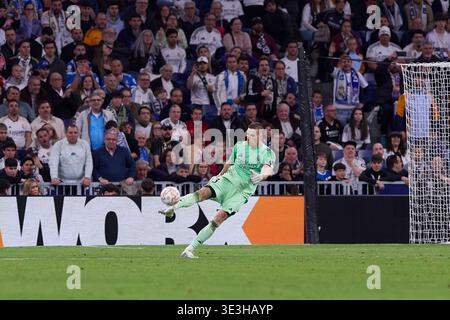 Andriy Lunin seen during LaLiga EA SPORTS 2026 2027 game between teams ...