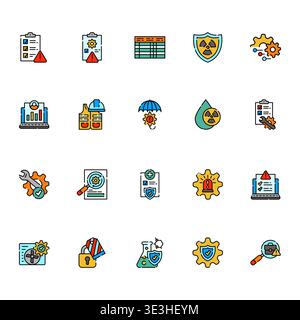 Hazard Control Processes Icon Professional UI Symbol for Risk ...