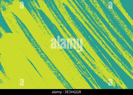 Grunge brush stroke textured background. Vector rough overlay distressed banner. Neon dirty artistic paintbrush texture for poster, cover, ads, social Stock Vector