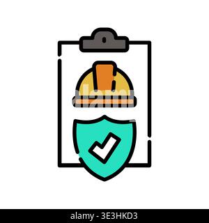 Safety Compliance Check Icon Professional UI Symbol for Regulatory ...