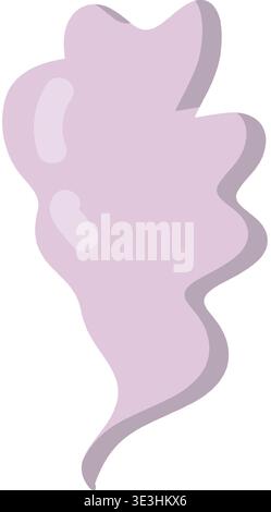 Smell icon aroma steam cloud vector isolated Stock Vector