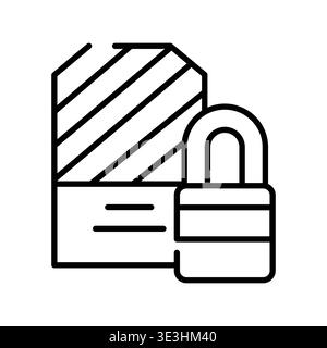 lockout tagout vector icon isolated on transparent background, lockout ...
