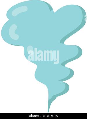 Smell icon vector smelly fog or fume cloud Stock Vector