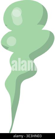 Unpleasant smell icon bad stench breath vector Stock Vector