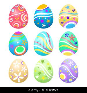 Easter Eggs Vector Art, Icons, and Graphics Stock Vector