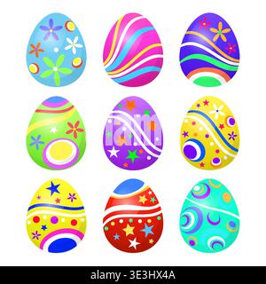 Easter Eggs Vector Art, Icons, and Graphics Stock Vector