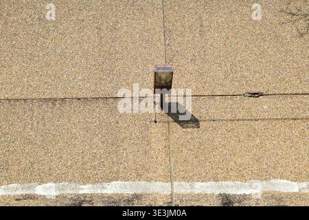 street lamp on a wall Stock Photo