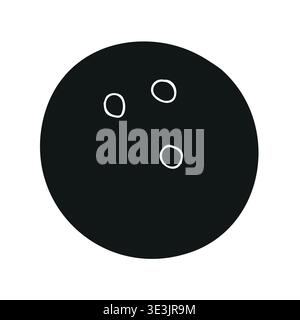 Vector hand drawn sketch doodle bowling ball Stock Vector