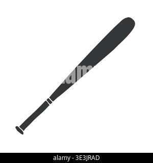 Vector hand drawn sketch baseball bat Stock Vector