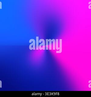 Vibrant pink and blue abstract gradient background with radial blur and modern color flow Stock Photo