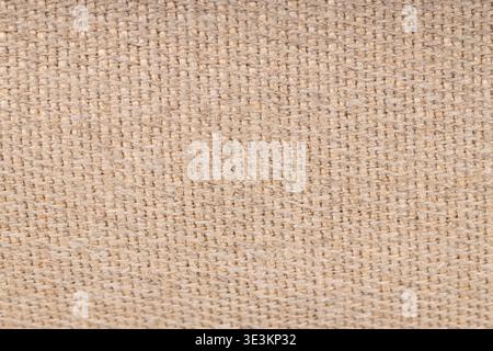 Natural Woven Burlap Fabric Texture Background Stock Photo