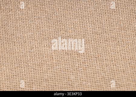 Natural Burlap Fabric Texture Woven Background Stock Photo