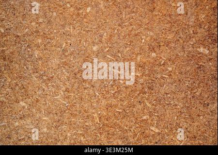 Oriented strand board texture with compressed wood chips, abstract natural background, construction material surface for design, building and industri Stock Photo