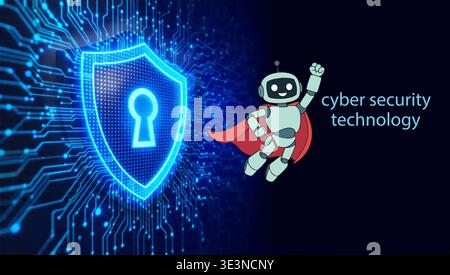 cyber security technology Stock Photo