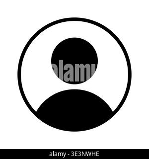 User profile icon. Person avatar symbol. Human figure Vector. Account member sign. Manual vector only. No autotrace used. EPS 10. Stock Vector