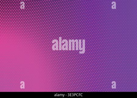 Abstract 3D Perspective Warped Halftone Dot Wave Gradient Background, Corner Fade Curved Mesh Distortion Dynamic Flow Texture Vector Wallpaper Stock Vector