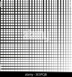 Gradient grid pattern. Net line Vector. Mesh texture focus. White background focus. Manual vector only. No autotrace used. EPS 10. Stock Vector