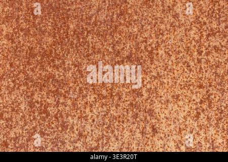 Weathering steel with rust coating or rusty metal surface texture background Stock Photo