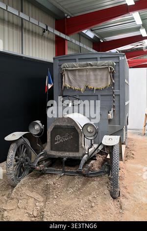 Vintage Berliet CBA Truck was Popular with French Army during First World War & Often Used as Ambulance. Manufactured in France from 1913 until 1932 Stock Photo