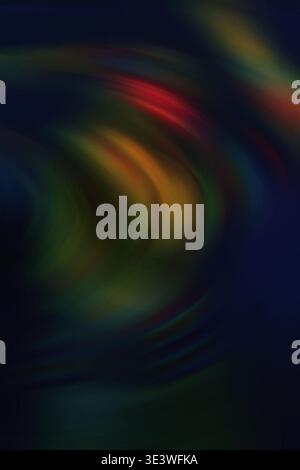Abstract image featuring swirling colors against a dark background, creating a dynamic and mysterious atmosphere. Perfect for artistic and digital des Stock Photo