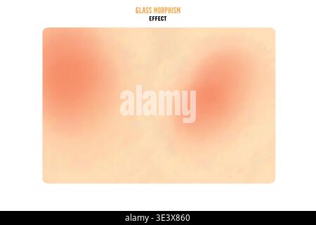 Modern background with glass morphism vector effect. Transparent glass card design. Glassmorphism trend style. Abstract banner with colored, white Stock Vector