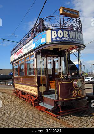 Birkenhead tram 20 Stock Photo