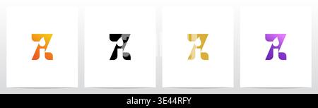 Candlelight On Letter Logo Design Z Stock Vector