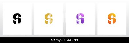 Candlelight On Letter Logo Design S Stock Vector