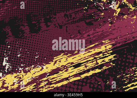 Abstract Grunge Background. Horizontal template. Stock Vector