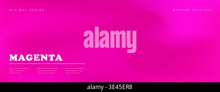 Fuchsia gradient. Fluid magenta blur with metallic mesh texture for luxury branding and futuristic design. Vector illustration Stock Vector