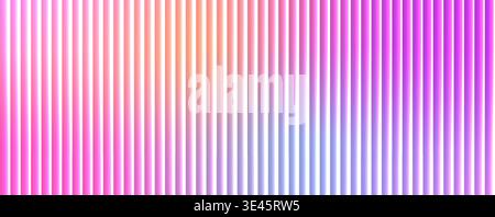 Ribbed glass stripes background. Abstract pastel ripple glass texture with vertical lines Stock Vector