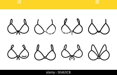Colorful flat icons of office equipment and tools Stock Vector