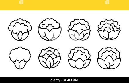 Colorful flat icons of office equipment and tools Stock Vector