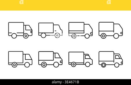 Colorful flat icons of office equipment and tools Stock Vector