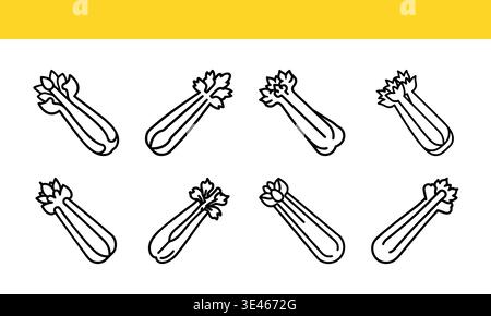 Colorful flat icons of office equipment and tools Stock Vector
