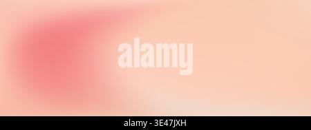 Backdrop with pink color gradation featuring delicate spring sky. Stock Vector