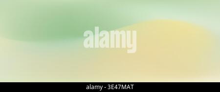 Spring background with yellow and green gradation. Stock Vector