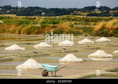 Marais Salants, Guerande, Brittany, France. Stock Photo