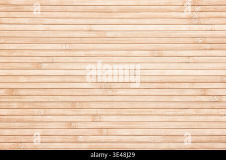 Beige bamboo texture. Light wood surface as abstract background Stock Photo