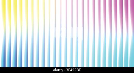 Modern abstract background design with colorful gradient lines light and shadow effect creating dynamic visual. Stock Vector