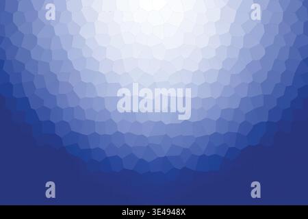 Abstract Blue Mosaic Crystal Background Stock Vector