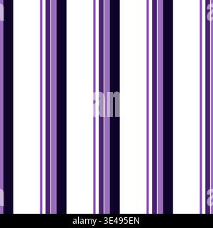 Seamless pattern design with stripes simple on purple color Stock Vector
